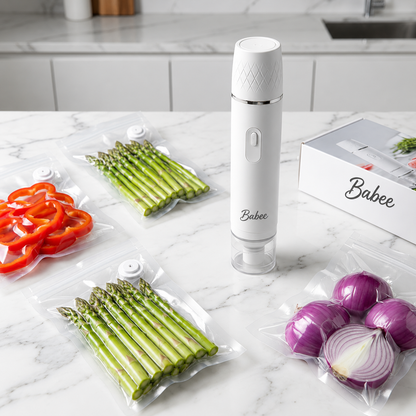 Kit de mise sous vide sans fil BABEE FRESH™ — Économisez 512€/an, conservez 5x plus longtemps