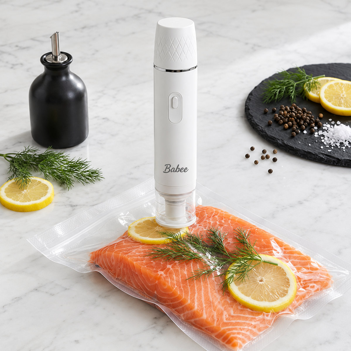 Kit de mise sous vide sans fil BABEE FRESH™ — Économisez 512€/an, conservez 5x plus longtemps