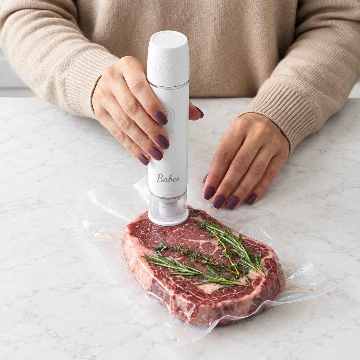 Kit de mise sous vide sans fil BABEE FRESH™ — Économisez 512€/an, conservez 5x plus longtemps